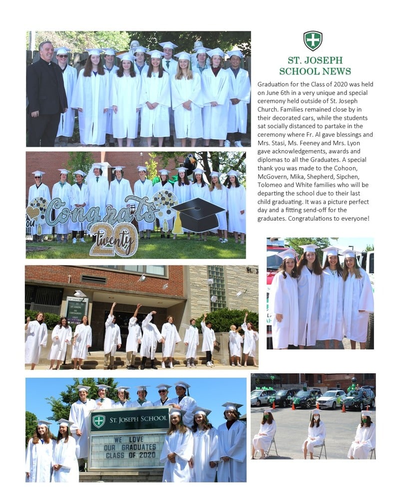 St. Joseph School Celebrates Their Graduates! St. Joseph Parish